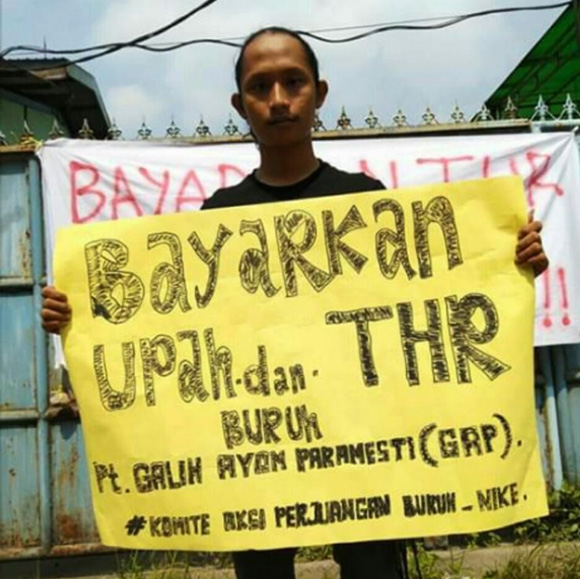 SOLIDARITAS UNTUK PERJUANGAN BURUH PT. GALIH AYOM PARAMESTI