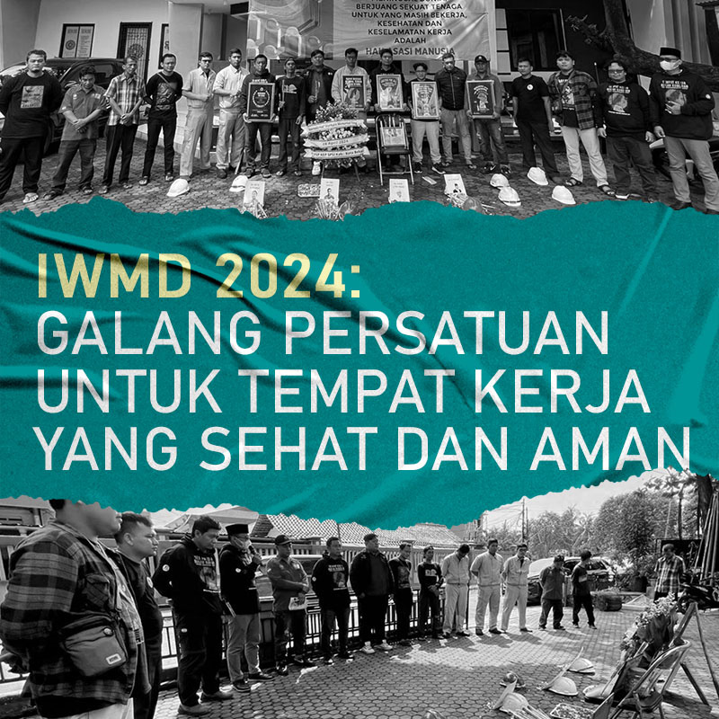 IWMD 2024 : Galang persatuan untuk tempat kerja yang sehat dan aman
