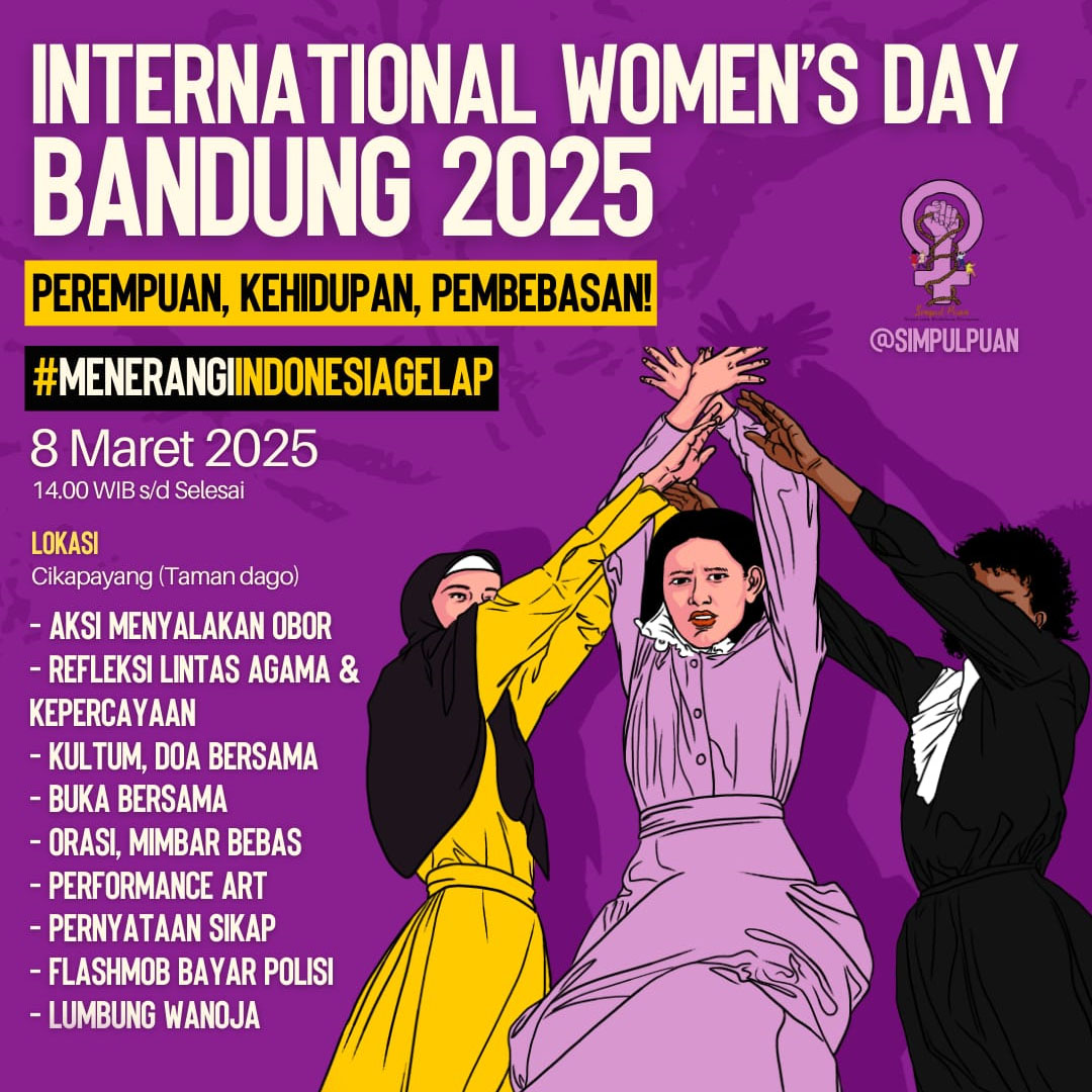 Hari Perempuan Internasional 2025: Perempuan, Kehidupan, Pembebasan!