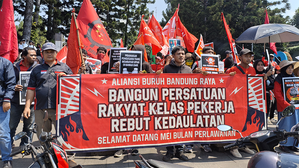 Pernyataan Sikap dan Seruan Aliansi Buruh Bandung Raya di Hari Buruh Sedunia 2025