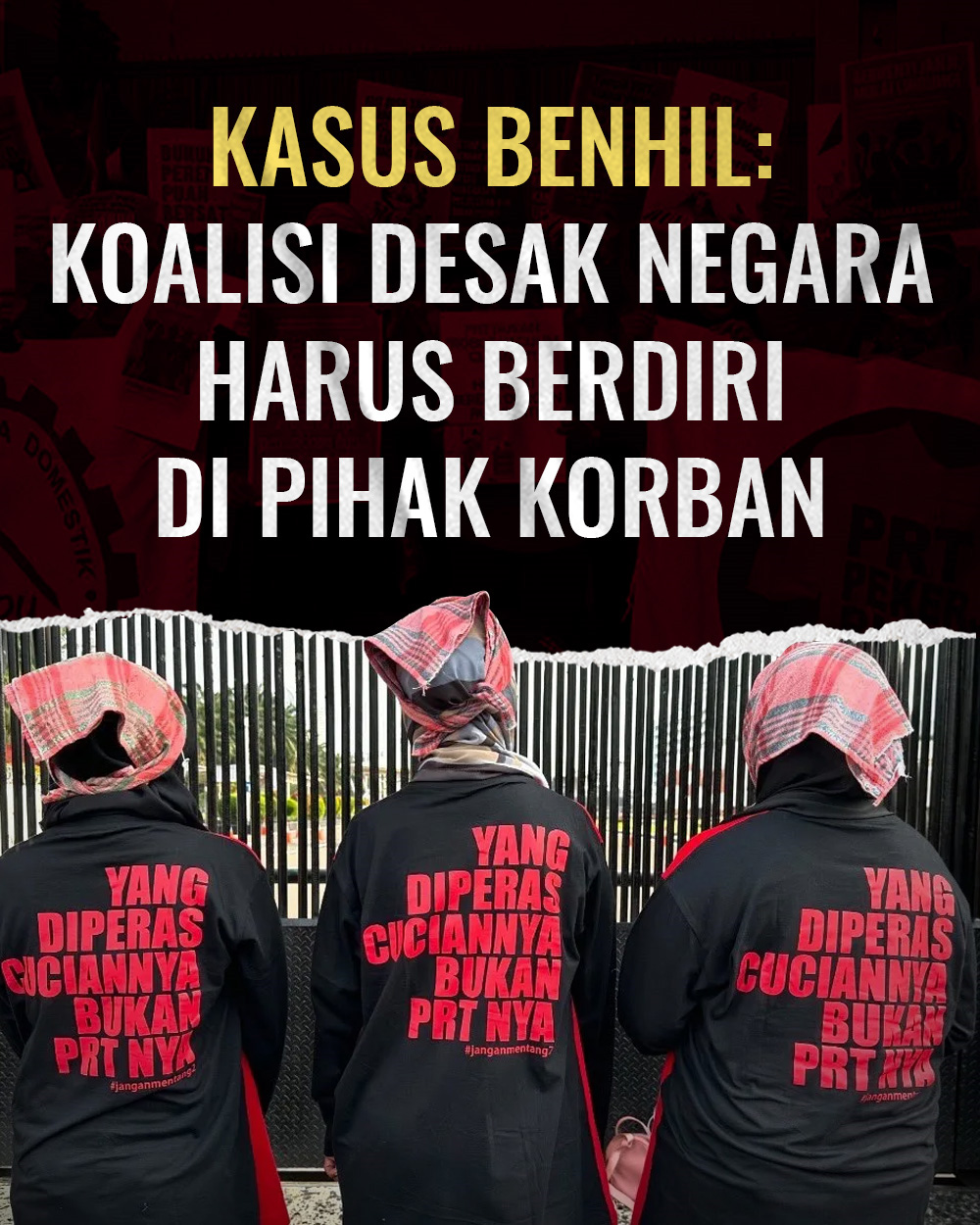 Kasus Benhil: Koalisi Sipil Desak Negara Harus Berdiri di Pihak Korban